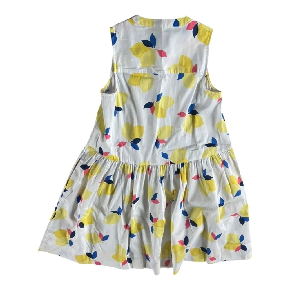 Kate Spade Lemon Zest Oversized Dress Cotton Poplin Sz XS